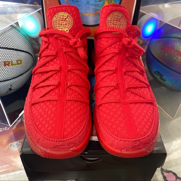 🆕 Nike Titan x LeBron 17 Low Red  'Agimat' - M13 - Picture 2 of 10